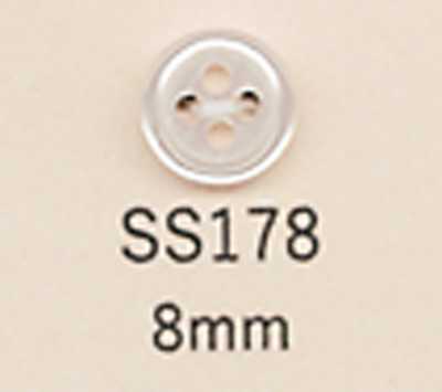 SS178 DAIYA BUTTONS Bouton en polyester à quatre trous