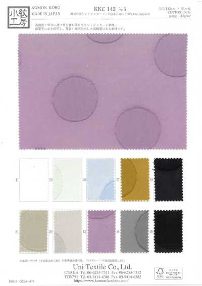 KKC142D-5 Jacquard coupé en coton 100/2