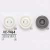 VE9464 Bouton en résine polyester à 2 trous