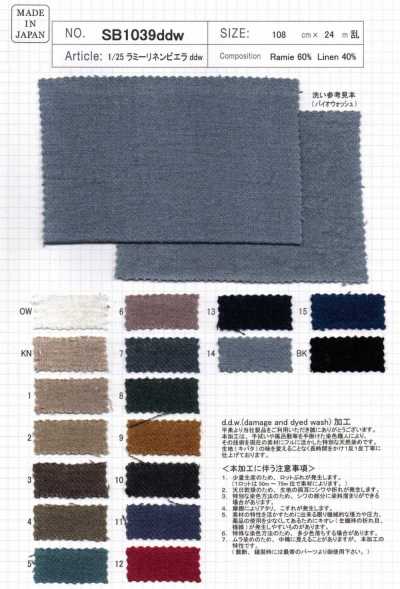 SB1039ddw 1/25 Ramie Lin Viyella Ddw