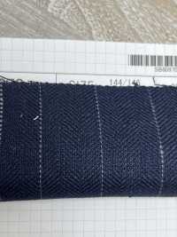SB60970 Rayure à Chevrons En Lin 1/40 Teint En Fil[Fabrication De Textile] SHIBAYA Sous-photo