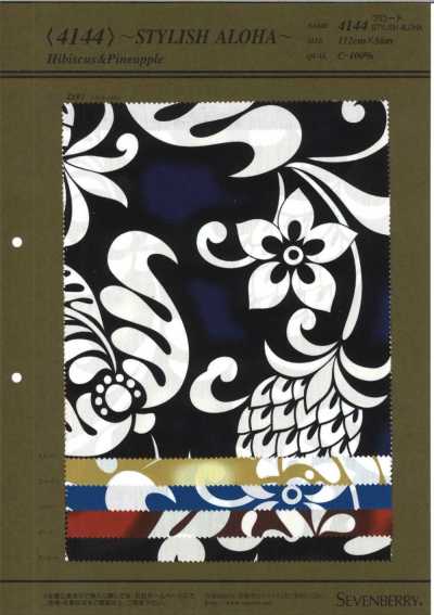 4144 Popeline 40S Aloha stylée