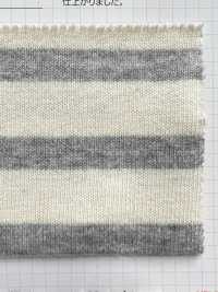 475 16// Jersey De Coton à Rayures Horizontales BSQ (Surface Floue)[Fabrication De Textile] VANCET Sous-photo