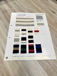 475 16// Jersey De Coton à Rayures Horizontales BSQ (Surface Floue)[Fabrication De Textile] VANCET Sous-photo