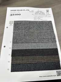 32100-10 Tweed Lavable 2WAY Glen Check[Fabrication De Textile] SASAKISELLM Sous-photo