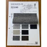 32100-10 Tweed lavable, carreaux Glen bidirectionnels[Textile / Tissu] SASAKISELLM Images supplémentaires