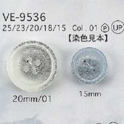 VE9536 Bouton en résine polyester à 4 trous