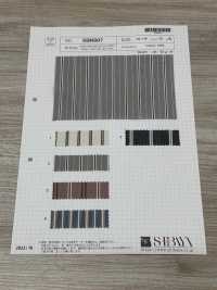 SBN007 Rayures Lavées Naturelles Et Bio[Fabrication De Textile] SHIBAYA Sous-photo