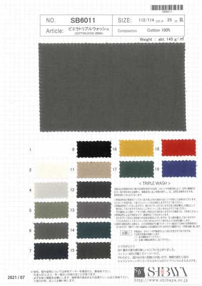 SB6011 Viyella Triple lavage