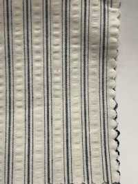 AN-9224 Seersucker Indigo Work[Fabrication De Textile] ARINOBE CO., LTD. Sous-photo