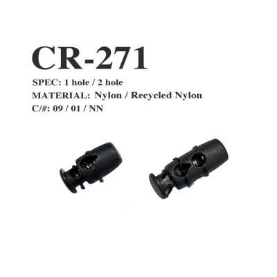 CR-271 Stoppeur de cordon en nylon recyclé pour filet de pêche