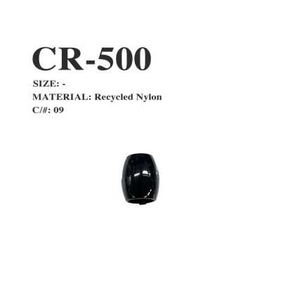 CR-500 Embout de cordon en nylon recyclé pour filet de pêche, en forme de tonneau