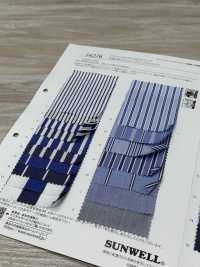 14276 Drap Fin 100/2 Coton Teint En Fil[Fabrication De Textile] SUNWELL Sous-photo