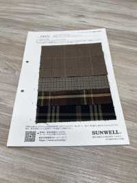 14355 Coton Teint En Fil à Chevrons Multi-carreaux[Fabrication De Textile] SUNWELL Sous-photo
