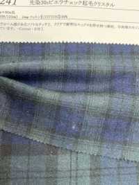16241 Fil Teint 30 Fils Viyella Check Fuzzy Crystal[Fabrication De Textile] SUNWELL Sous-photo