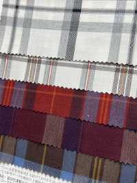 26161 Coton Teint En Fil / Tencel (TM) Fibre Lyocell TOP Thread Check[Fabrication De Textile] SUNWELL Sous-photo