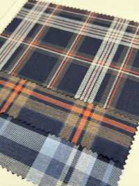26161 Coton Teint En Fil / Tencel (TM) Fibre Lyocell TOP Thread Check[Fabrication De Textile] SUNWELL Sous-photo