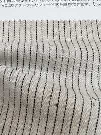 35332 Coton/lin Teint En Fil 16 Fils à Chevrons Rayés[Fabrication De Textile] SUNWELL Sous-photo