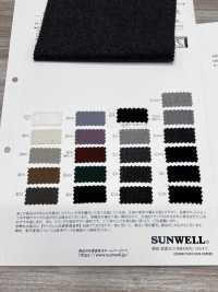 46111 <Monaluce> Polyester/Rayon teint en fil bi-extensible brossé double face[Textile / Tissu] SUNWELL Images supplémentaires