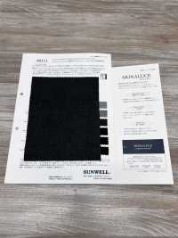 46111 <Monaluce> Polyester/Rayon teint en fil bi-extensible brossé double face[Textile / Tissu] SUNWELL Images supplémentaires