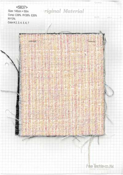5837 Toile de boucher Kasuri
