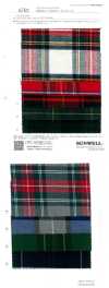 6701 Tissu Viyella Fuzzy Tartan Check Teint En Fil 20 Fils