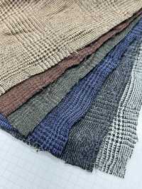 3240 Traitement De La Rondelle De Laine De Coton Glen Check[Fabrication De Textile] Textile Fin Sous-photo