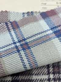 INDIA-2136-SP Coton Sergé épais à Carreaux (Fuzzy)[Fabrication De Textile] ARINOBE CO., LTD. Sous-photo