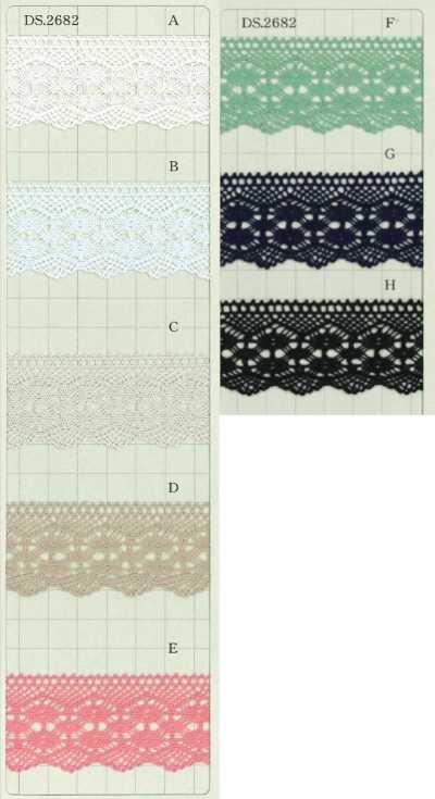 DS2682 Dentelle torsadée, largeur 32 mm