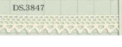 DS3847 Dentelle torchon, largeur 11 mm