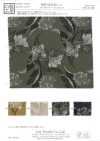 KKF6516-58-D-1 Motif floral jacquard de style Gobelin