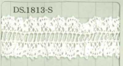 DS1813-S Dentelle extensible Dentelle à volants Dentelle échelle 23 mm