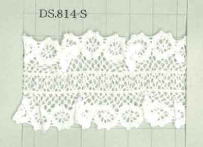 DS814-S Dentelle extensible à volants 40 mm