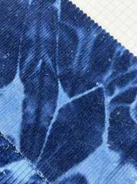 DCL758-ID Pantalon 16W Corduroy Decore Indigo (Mura Bleach)[Fabrication De Textile] Kumoi Beauty (Chubu Velours Côtelé) Sous-photo