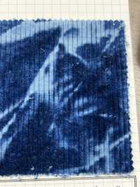 DCL708-ID Pantalon 9W Corduroy Decolore Indigo (Mura Bleach)[Fabrication De Textile] Kumoi Beauty (Chubu Velours Côtelé) Sous-photo