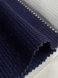 MK3500-ID Dobby Caramel Velours Côtelé Indigo[Fabrication De Textile] Kumoi Beauty Sous-photo