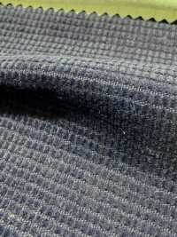 MK3500-ID Dobby Caramel Velours Côtelé Indigo[Fabrication De Textile] Kumoi Beauty Sous-photo