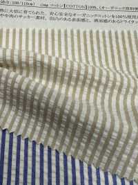 14383 Rayures En Seersucker Cordot Organics®[Fabrication De Textile] SUNWELL Sous-photo
