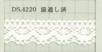 DS4220 Dentelle torchon largeur 21 mm prélavée