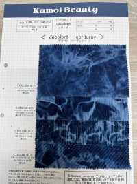 DCL158-ID Decorore 14W T/C Corduroy Teinture Indigo[Fabrication De Textile] Kumoi Beauty (Chubu Velours Côtelé) Sous-photo