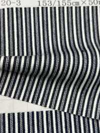 HC2020-3 Corde Indigo 《Hickory》[Fabrication De Textile] Textile Yoshiwa Sous-photo