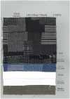 YK26 Jacquard Corde Patchwork Indigo