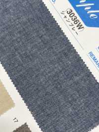 3036W Chambray Couleur 30/1 Avec Finition Rondelle[Fabrication De Textile] Textile Yoshiwa Sous-photo