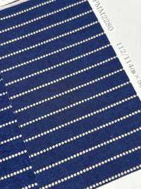 PMM2280-dotstripe Chambray Discharge Print Dot Stripe[Fabrication De Textile] Textile Yoshiwa Sous-photo