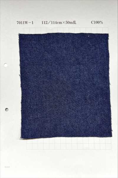 7011W Couleur Denim fini délavé 12 oz marine