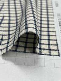 L1334 Carreaux Lin Indigo[Fabrication De Textile] Textile Yoshiwa Sous-photo