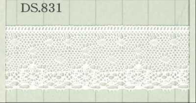 DS831 Dentelle en coton Largeur : 26 mm
