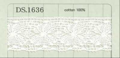 DS1636 Dentelle en coton Largeur : 24 mm