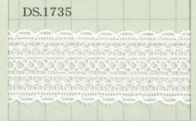 DS1735 Dentelle en coton Largeur : 30 mm