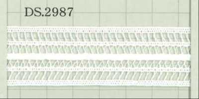 DS2987 Dentelle en coton Largeur : 23 mm